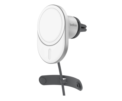 Ładowarka i akumulator Belkin Ładowarka samochodowa, magnetyczna, Qi2.0, 15W, szara